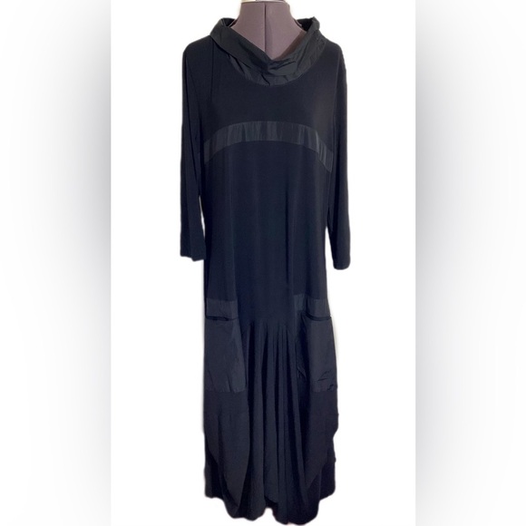 Joseph Ribkoff Dresses & Skirts - Joseph Ribkoff Lagenlook Black Dress Style 233110 Size 16